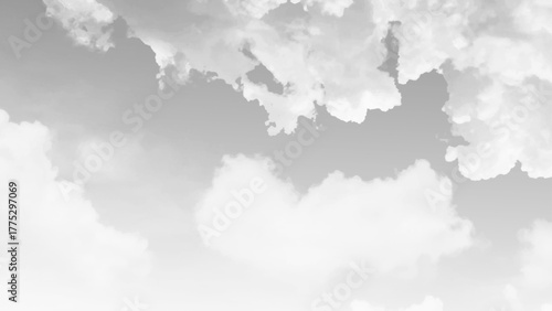 Dark clouds move across the sky