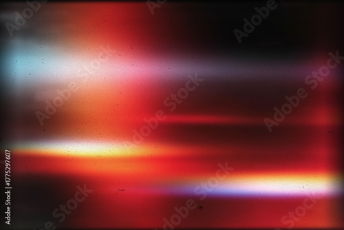 light leak overlay effect with scratch dust and motion blur light leaks,retro noisy film texture light leak flare on black background,abstract background with red ray,grunge old film burn lens