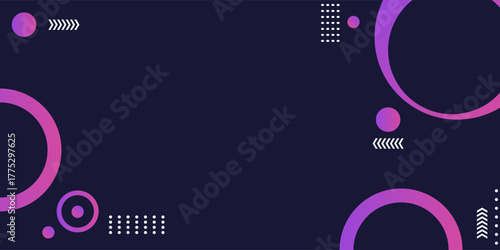 Abstract background with geometric gradient circle. eps10,