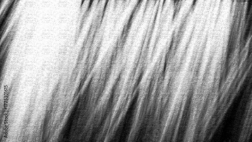 Shiny Silver Metallic Fabric Texture with Light and Shadow Pattern