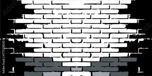 White brick wall texture background, White painted wall texture, concrete wall, White stucco plaster, Vintage Red brick wall Background, Seamless wall, Black and White