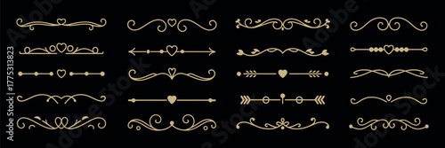 Decorative Vintage Ornamental Flourishes and Dividers. legant Calligraphic Swirls, Borders, Frames, and Retro Line Art Elements