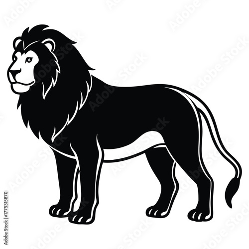 lion vector roaring lion tribal silhouette art, lion vector roaring beast tribal tattoo style