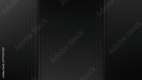 Sleek Black Abstract Gradient with Vertical Translucent Stripes – Modern Tech-Inspired Background