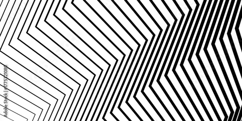 Abstract black and white geometric line pattern background, modern optical illusion design, diagonal stripes texture, minimal abstract art