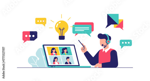 Online Meeting Facilitation: Connecting Individuals and Generating Innovative Solutions