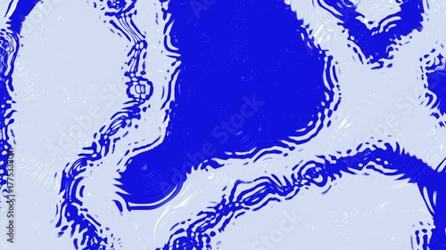 Vibrant blue and light blue abstract gradient background featuring a dynamic liquid texture and distorted organic flow, ideal for modern digital art patterns and creative design