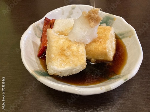 tofu on a plate