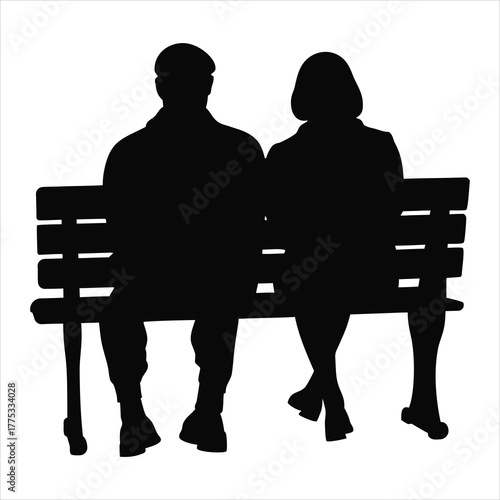 silhouette of people in the park