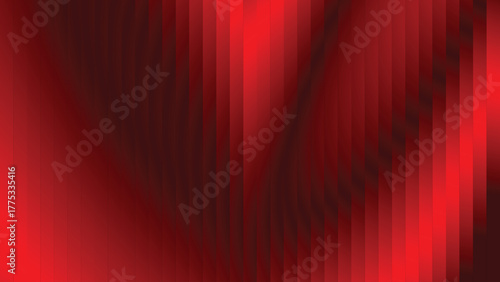abstract Red colorfull glass gradient ribbed glass refraction background texture  futuristic and elegant aesthetic 