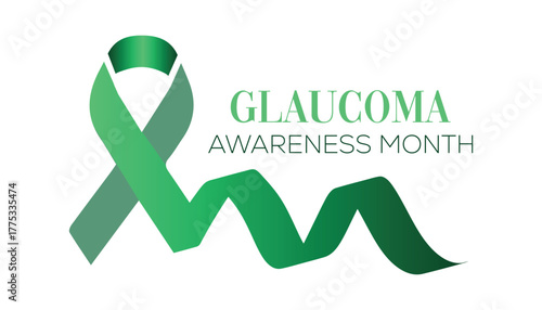 Vector illustration on the theme of Glaucoma awareness month observed each year during January. banner, Holiday, poster, card and background design.