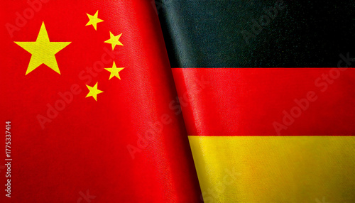中国の国旗とドイツの国旗(China Flag & Germany flag.)

