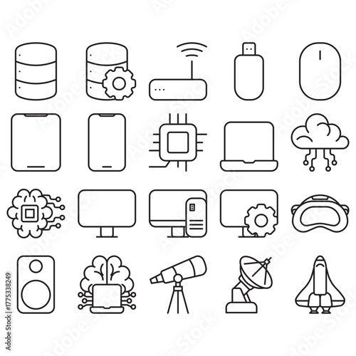 Technology icon pack