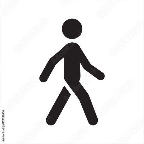 pedestrian walk icon vector illustration