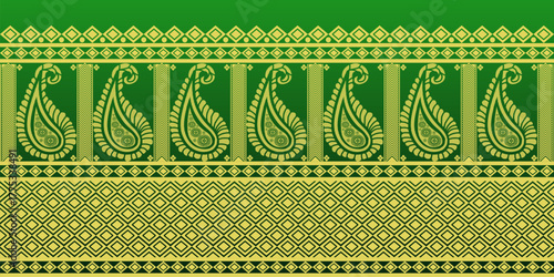 beautiful graphic saree design and this sari design is in Indian style which is for textile fashion industry and it can be used as wallpaper backdrop and website bg this style is originated in india 