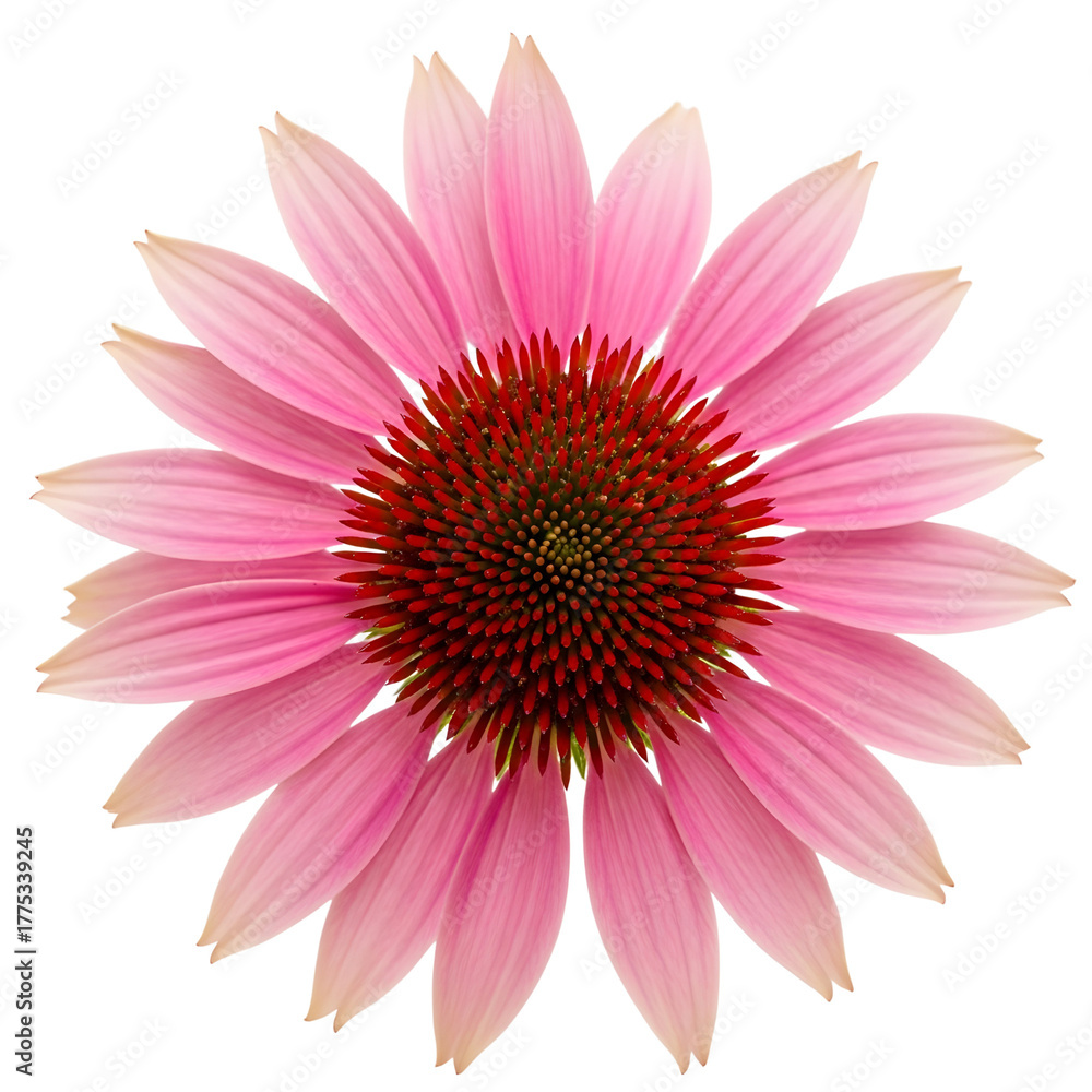 Obraz premium pink dahlia isolated on white