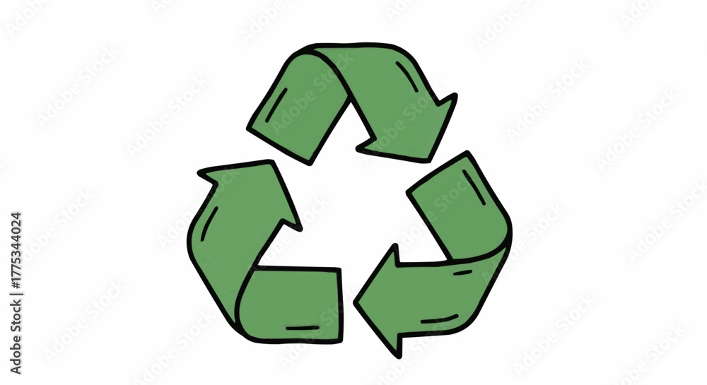 Obraz premium Recycle symbol.