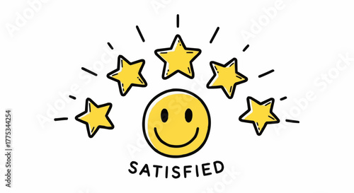 Customer Satisfaction Icon.