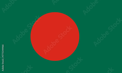 Bangladesh National Flag Vector Illustration