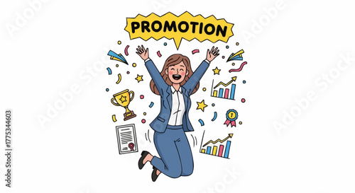 Celebrating a successful promotion