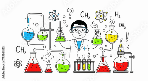 scientist is working at laboratory