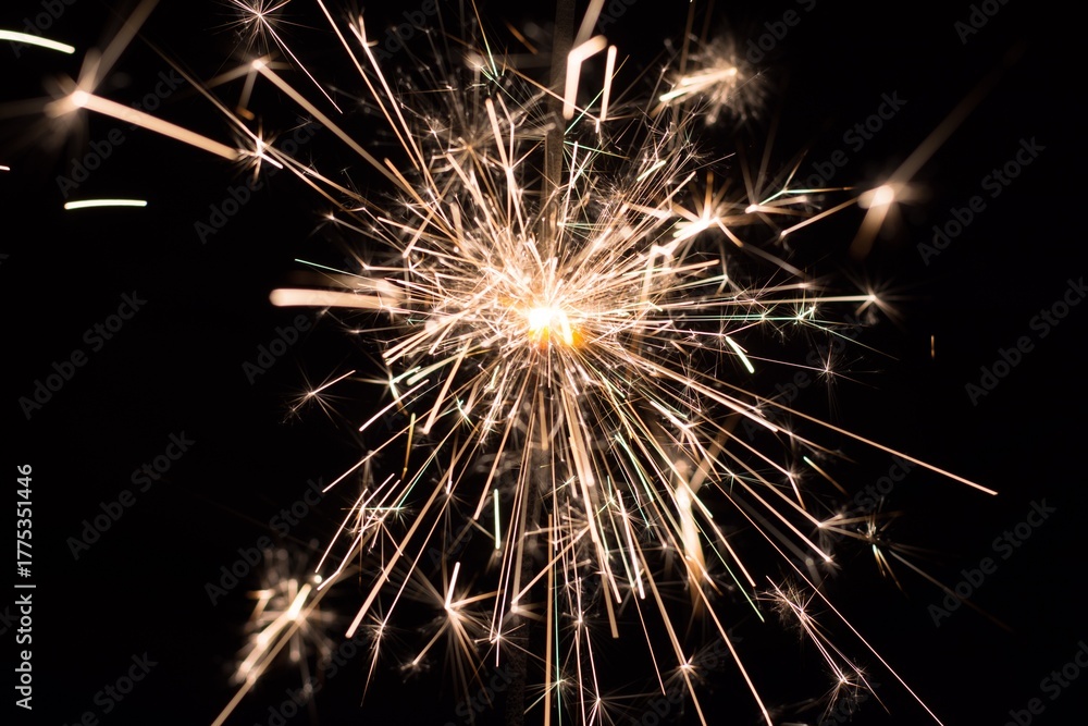 Obraz premium new year fireworks