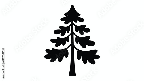 Palm tree silhouette tropical beach vector illustration