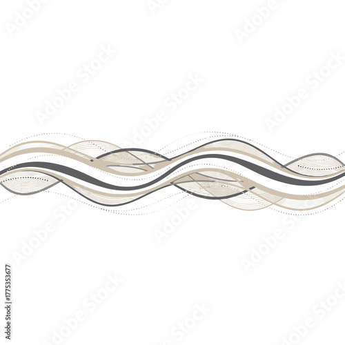 Modern thin horizontal page divider with interlocking triangle motifs in graphite gray