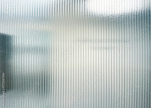 Blurred translucent polycarbonate wall panels pattern.