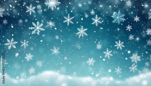 random falling snow flakes wallpaper snowfall dust freeze granules snowfall sky white teal blue background
