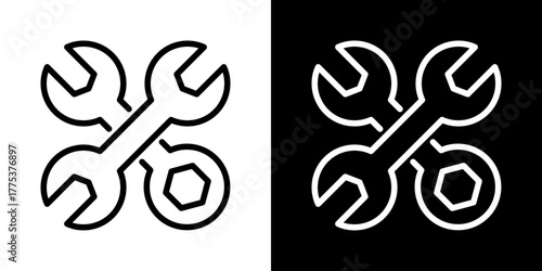 Equipment Icon Of Line Black And White Style 