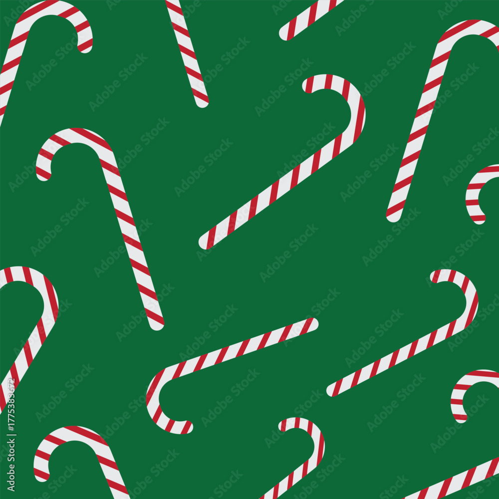 Obraz premium christmas candy canes vector background