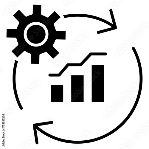 Optimization Glyph Icon