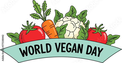 Celebrate world vegan day with fresh vegetables