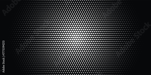 digital Background with monochrome dotted texture. Polka dot pattern template vector dots pattern. vector digital