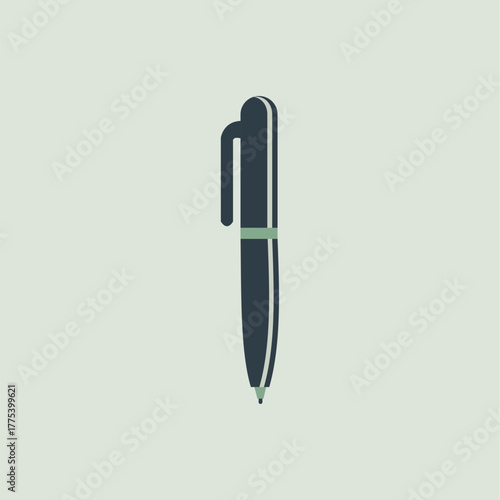 Modern Ballpoint Pen / Ink Pen Illustration