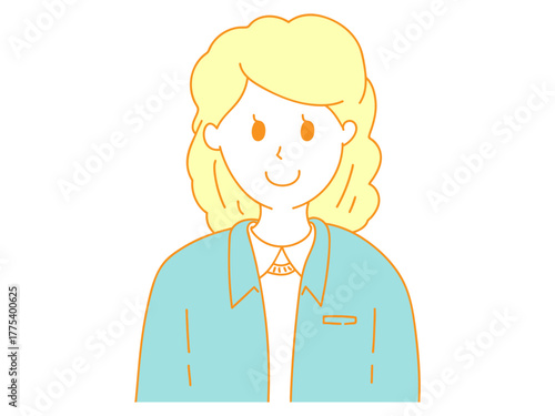 イラスト　女性　素材　挿絵