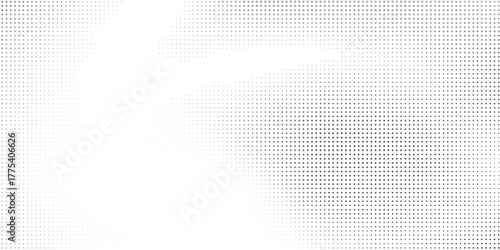 Dot halftone wave pattern abstract gradient background. Faded grit noise texture. vintage good