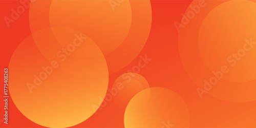 abstract orange circular background. Dynamic sound wave. Design element. Vector illustration