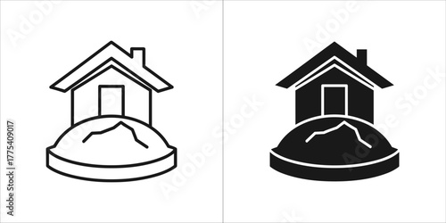 House on a hill icon