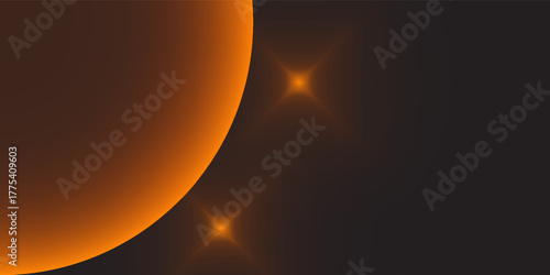 Abstract geometric dark blue and orange square theme overlap background graphic good simple art nice soft good illustrations vector