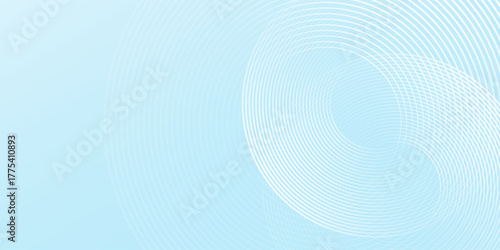 Simple abstract background blue white gradations circle effect shape memphis wallpaper nice. modern light