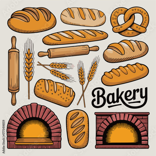 Artisanal Bakery Doodles