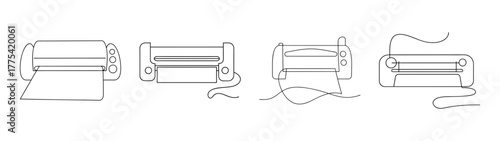 Technical drawings of mechanical components and devices for engineering design