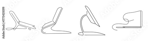 Ergonomic laptop stand designs adjustable height and angle for comfort