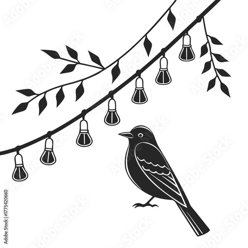 bird on branch