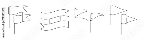 Collection of post-it flags and markers for organization and highlighting