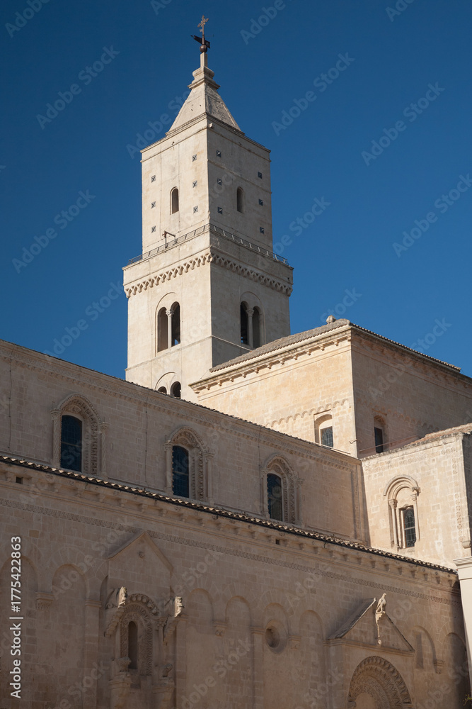 Obraz premium Matera cathedral, Basilicata, Italy