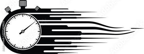 Black stopwatch with motion blur effect stopwatch, time, speed, fast, motion, blur, clock, digital, blur, timer, background, abstract, concept, graphic, design, fitness, speed, time, measurement, move