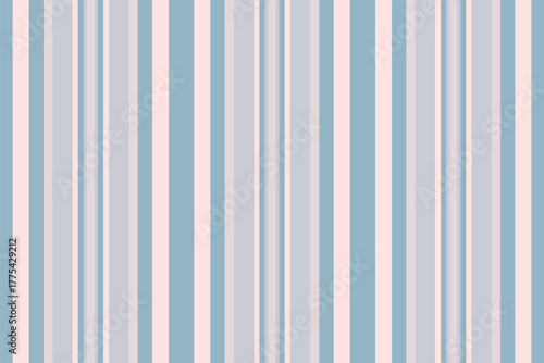 Stripe pattern background textile, aged texture stripe lines. Scratched fabric vector vertical seamless in white and pastel colors.